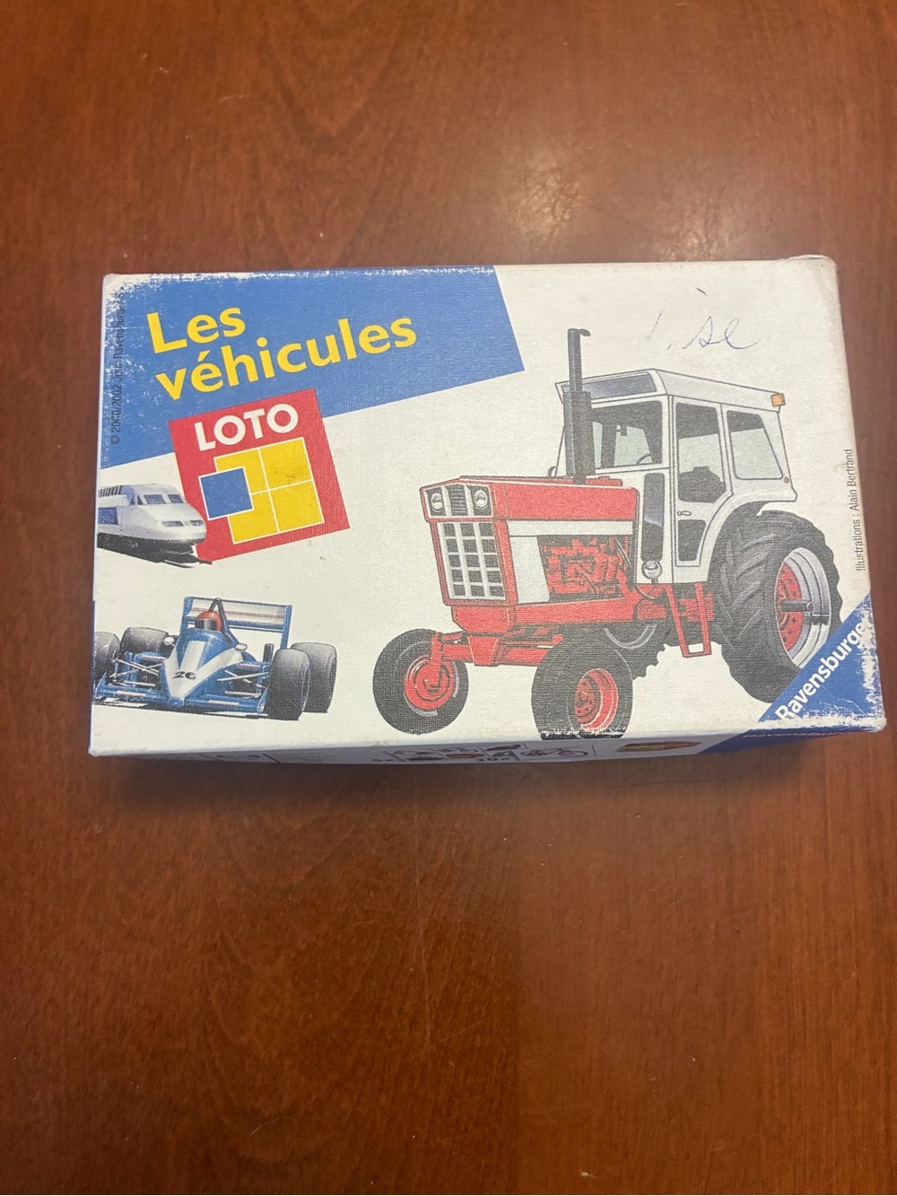 Ravensburger Les véhicules Loto Game - Red and White Tractor